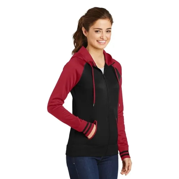 Sport-Tek Women's Sport-Wick Varsity Fleece Full-Zip Hood...
