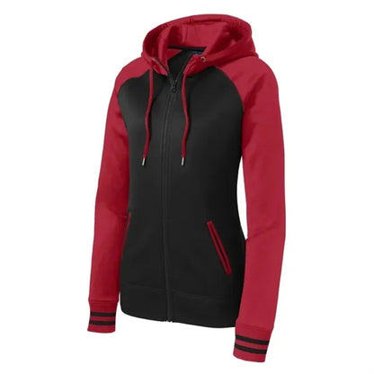 Sport-Tek Women's Sport-Wick Varsity Fleece Full-Zip Hood...
