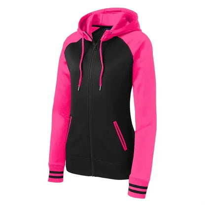 Sport-Tek Women's Sport-Wick Varsity Fleece Full-Zip Hood...