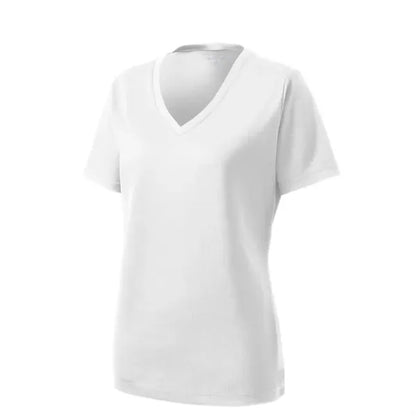 Sport-Tek Women's PosiCharge RacerMesh V-Neck Tee.