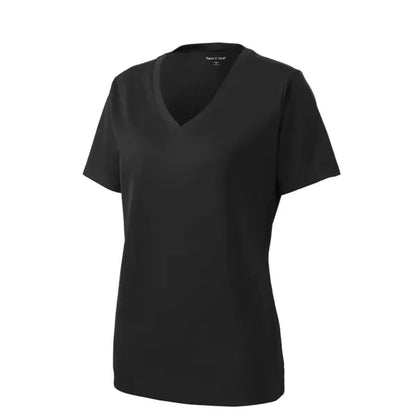 Sport-Tek Women's PosiCharge RacerMesh V-Neck Tee.