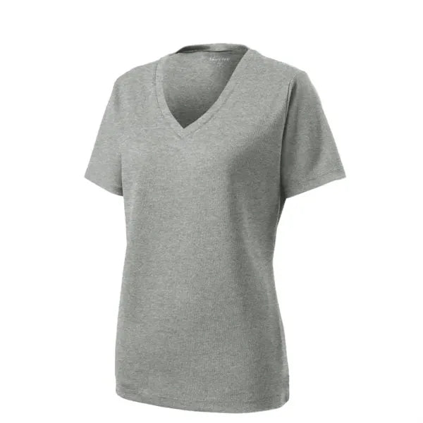 Sport-Tek Women's PosiCharge RacerMesh V-Neck Tee.