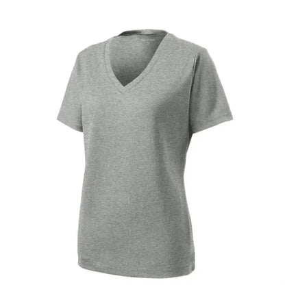Sport-Tek Women's PosiCharge RacerMesh V-Neck Tee.