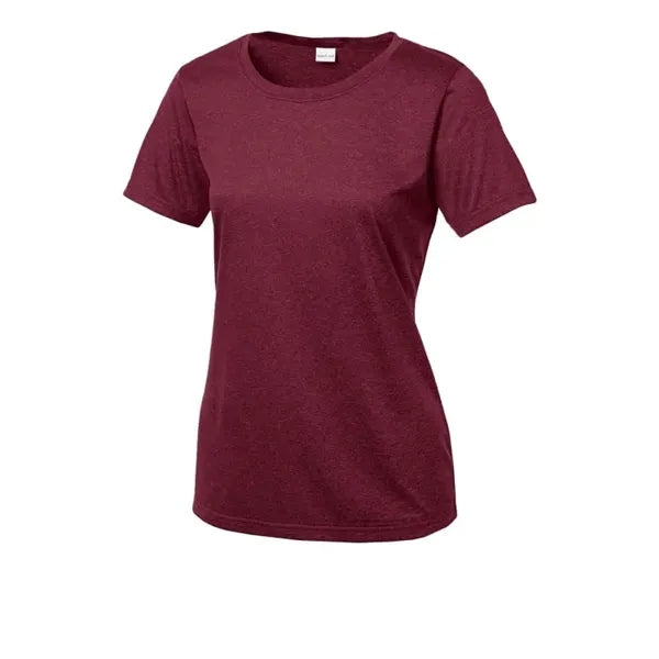 Sport-Tek Women's Heather Contender Scoop Neck Tee.