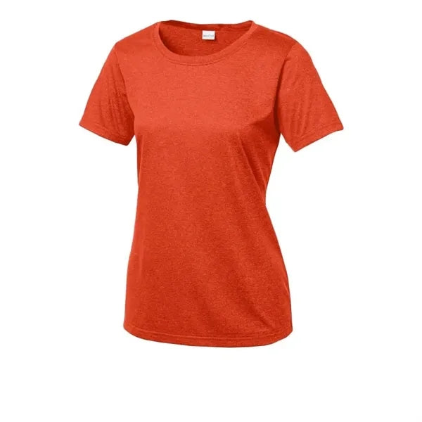 Sport-Tek Women's Heather Contender Scoop Neck Tee.