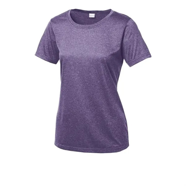 Sport-Tek Women's Heather Contender Scoop Neck Tee.