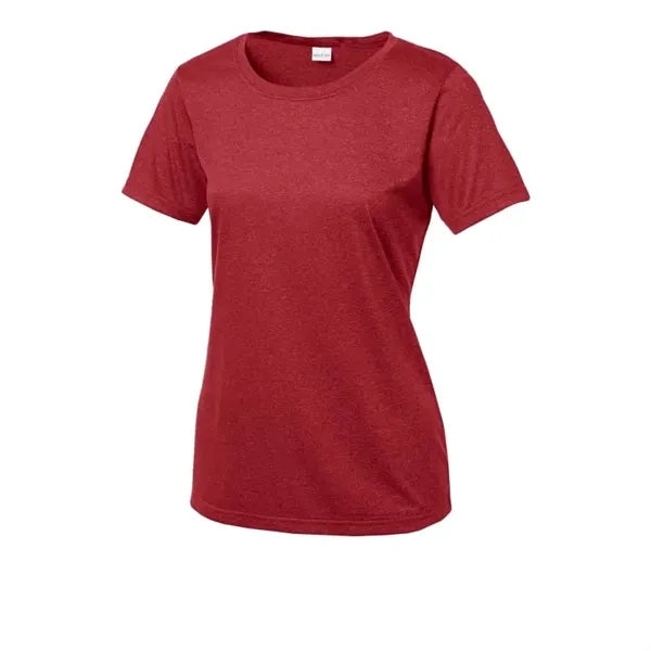 Sport-Tek Women's Heather Contender Scoop Neck Tee.