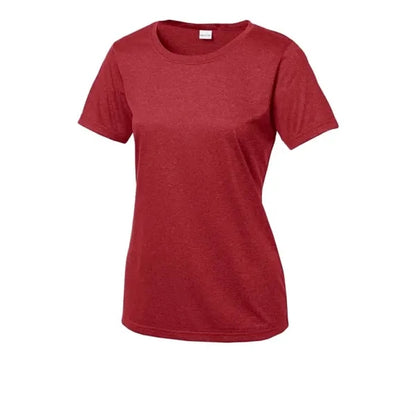 Sport-Tek Women's Heather Contender Scoop Neck Tee.
