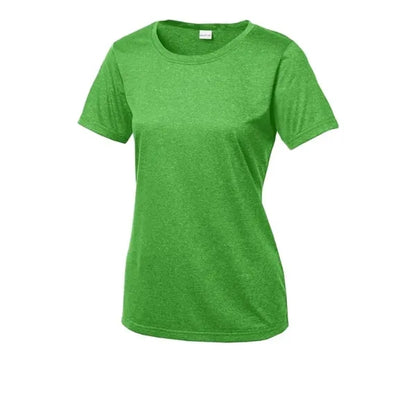 Sport-Tek Women's Heather Contender Scoop Neck Tee.