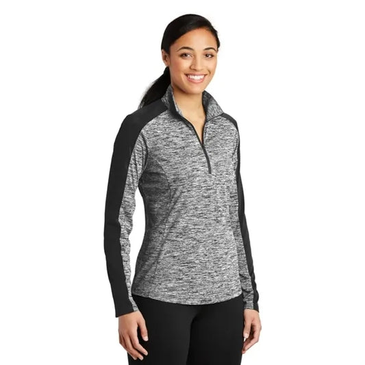 Sport-Tek Women's PosiCharge Electric Heather Colorblock ...
