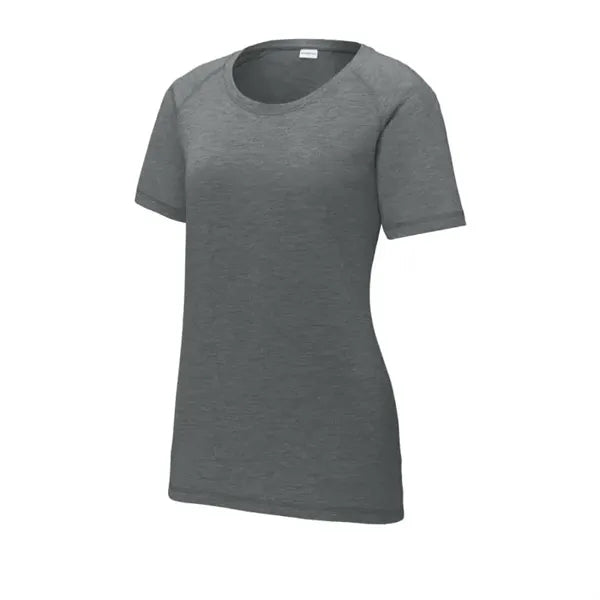 Sport-Tek Women's PosiCharge Tri-Blend Wicking Scoop Neck...