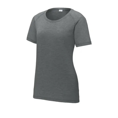 Sport-Tek Women's PosiCharge Tri-Blend Wicking Scoop Neck...