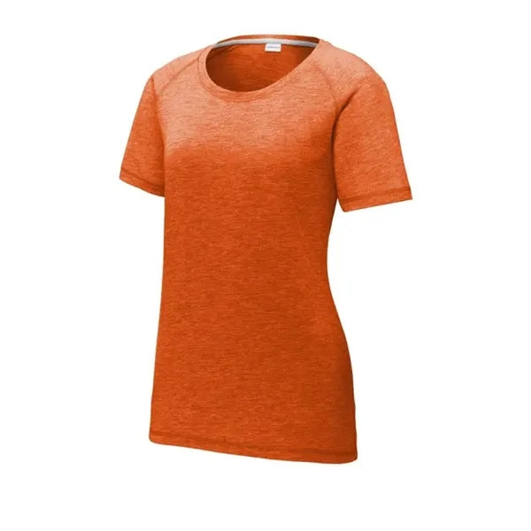 Sport-Tek Women's PosiCharge Tri-Blend Wicking Scoop Neck...