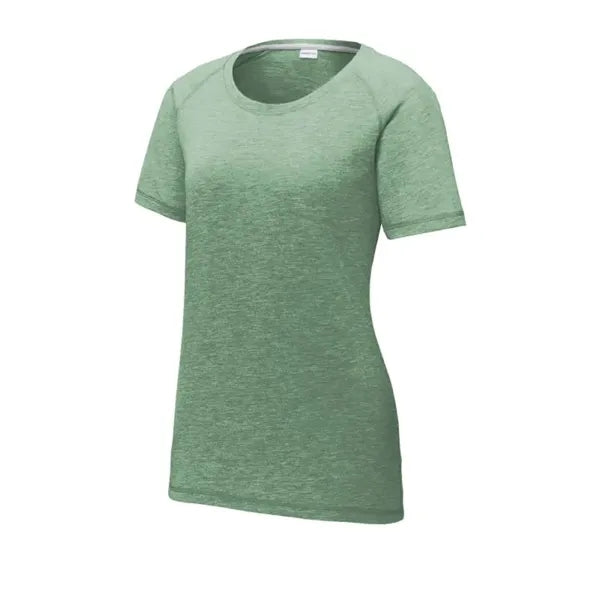 Sport-Tek Women's PosiCharge Tri-Blend Wicking Scoop Neck...