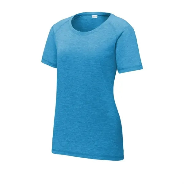 Sport-Tek Women's PosiCharge Tri-Blend Wicking Scoop Neck...