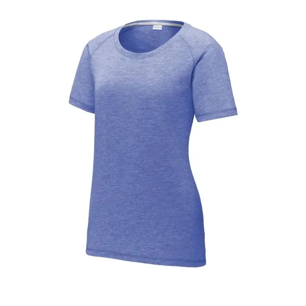 Sport-Tek Women's PosiCharge Tri-Blend Wicking Scoop Neck...