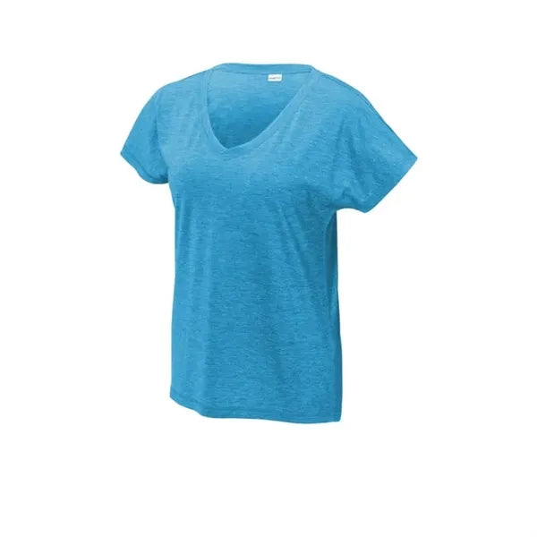 Sport-Tek Women's PosiCharge Tri-Blend Wicking Dolman Tee.