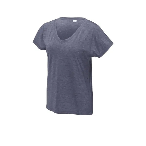 Sport-Tek Women's PosiCharge Tri-Blend Wicking Dolman Tee.