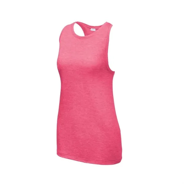 Sport-Tek Women's PosiCharge Tri-Blend Wicking Tank.