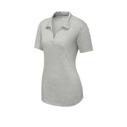 Sport-Tek Women's PosiCharge Tri-Blend Wicking Polo.
