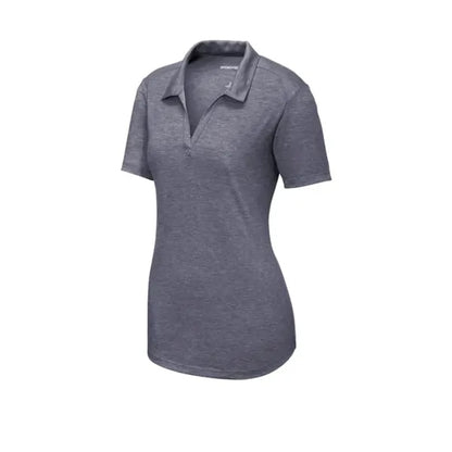Sport-Tek Women's PosiCharge Tri-Blend Wicking Polo.
