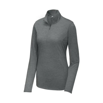 Sport-Tek Women's PosiCharge Tri-Blend Wicking 1/4-Zip Pu...
