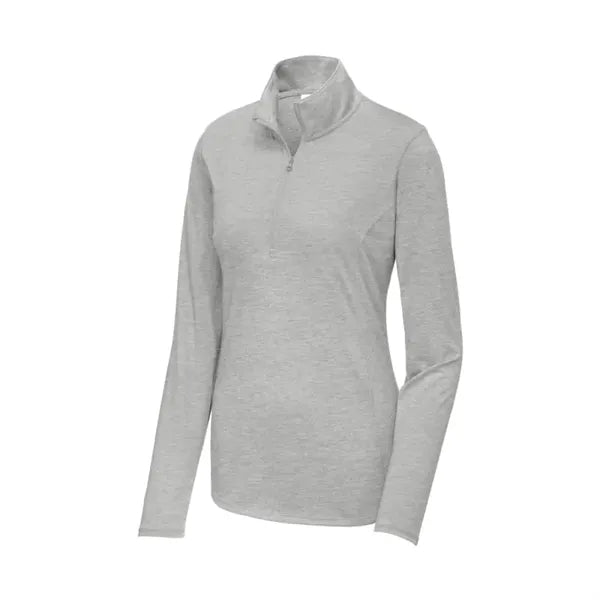 Sport-Tek Women's PosiCharge Tri-Blend Wicking 1/4-Zip Pu...