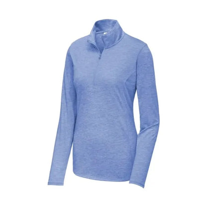 Sport-Tek Women's PosiCharge Tri-Blend Wicking 1/4-Zip Pu...