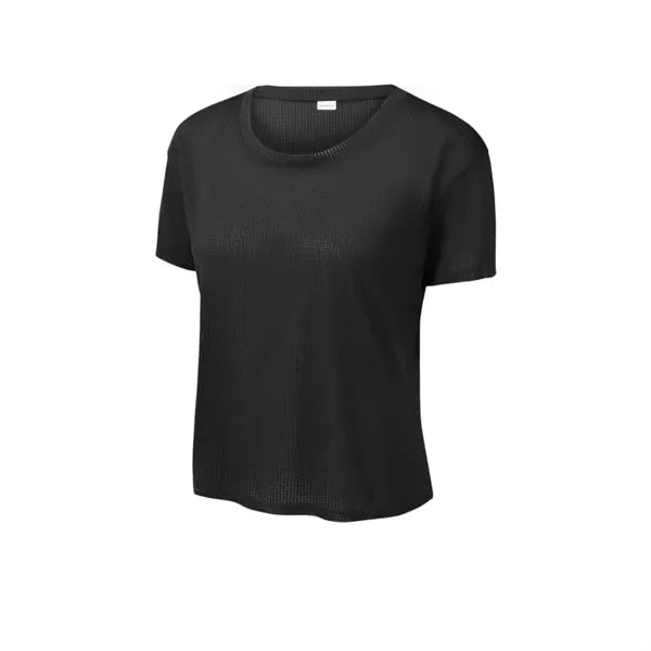 Sport-Tek Women's PosiCharge Draft Crop Tee.
