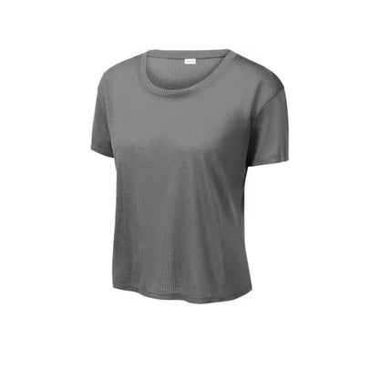 Sport-Tek Women's PosiCharge Draft Crop Tee.