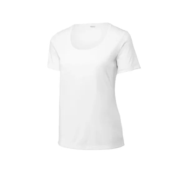 Sport-Tek Women's Posi-UV Pro Scoop Neck Tee.