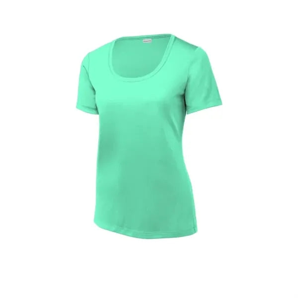 Sport-Tek Women's Posi-UV Pro Scoop Neck Tee.