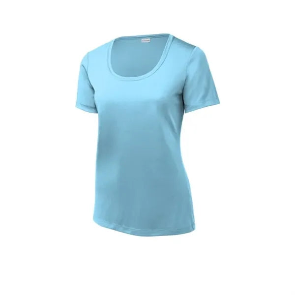 Sport-Tek Women's Posi-UV Pro Scoop Neck Tee.