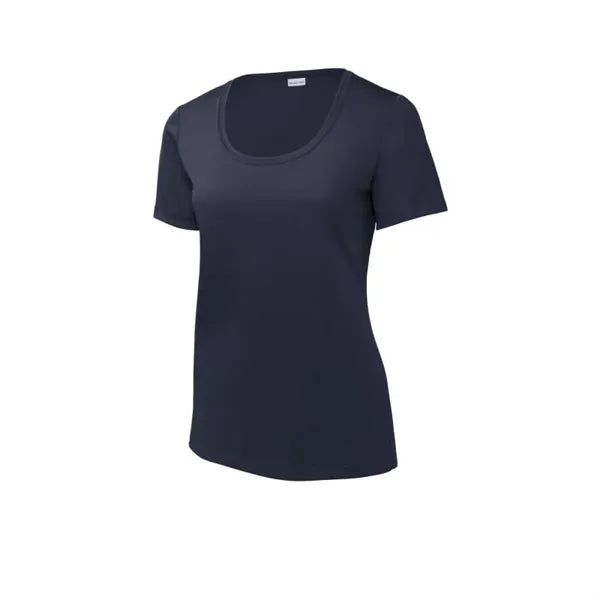 Sport-Tek Women's Posi-UV Pro Scoop Neck Tee.