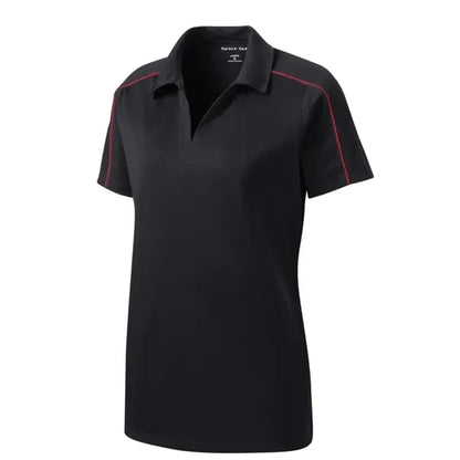 Sport-Tek Women's Micropique Sport-Wick Piped Polo.