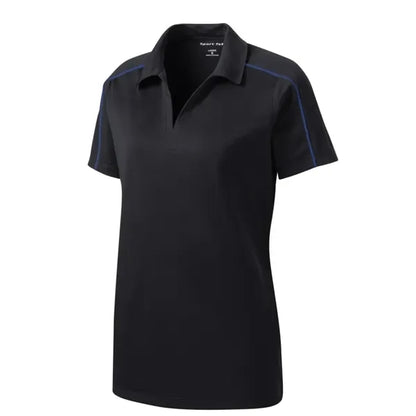 Sport-Tek Women's Micropique Sport-Wick Piped Polo.