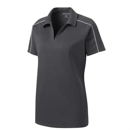 Sport-Tek Women's Micropique Sport-Wick Piped Polo.