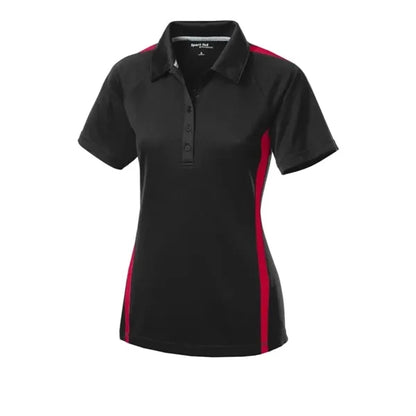 Sport-Tek Women's PosiCharge Micro-Mesh Colorblock Polo.