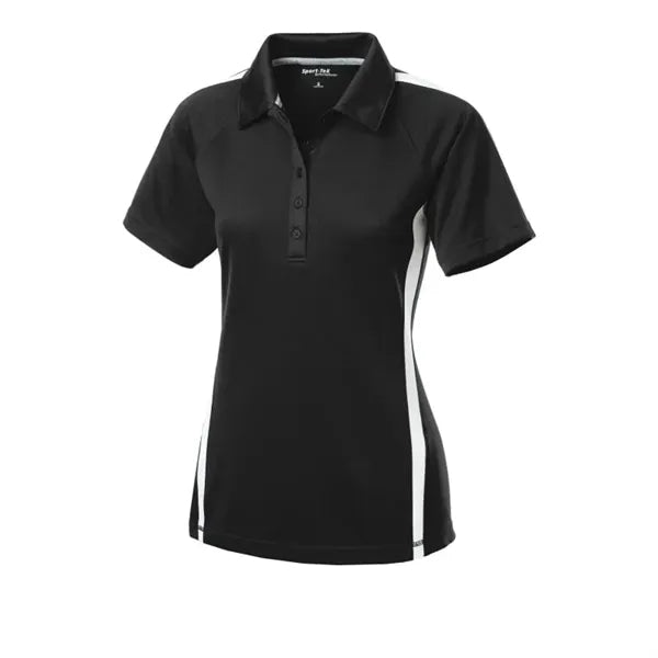 Sport-Tek Women's PosiCharge Micro-Mesh Colorblock Polo.