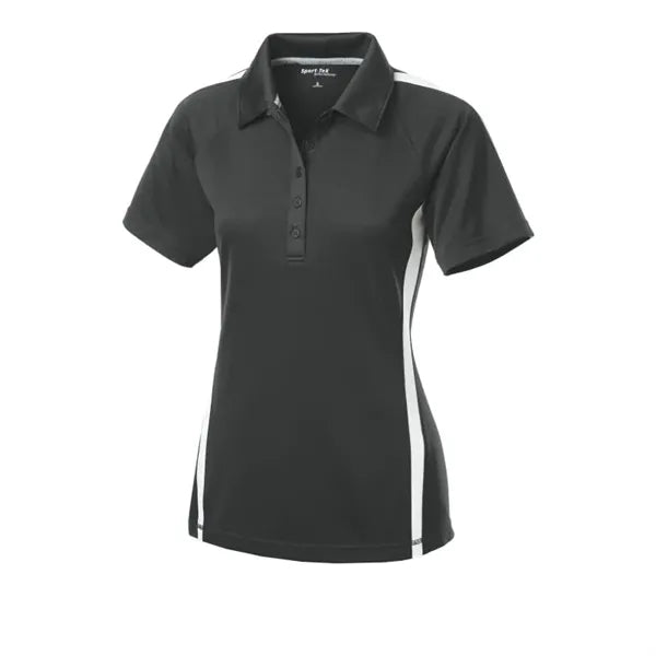 Sport-Tek Women's PosiCharge Micro-Mesh Colorblock Polo.