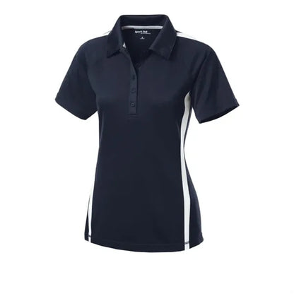 Sport-Tek Women's PosiCharge Micro-Mesh Colorblock Polo.