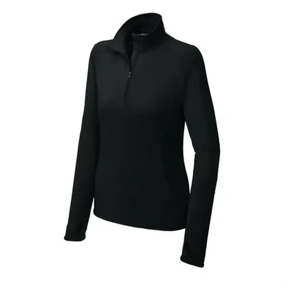 Sport-Tek Women's Sport-Wick Stretch 1/4-Zip Pullover.