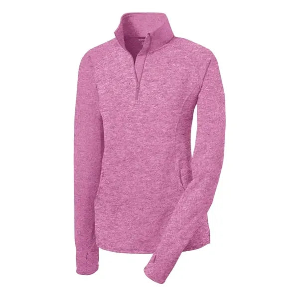Sport-Tek Women's Sport-Wick Stretch 1/4-Zip Pullover.