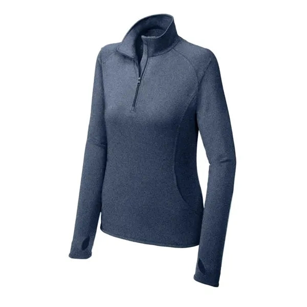 Sport-Tek Women's Sport-Wick Stretch 1/4-Zip Pullover.