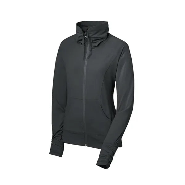 Sport-Tek Women's Sport-Wick Stretch Full-Zip Jacket.