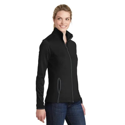 Sport-Tek Women's Sport-Wick Stretch Contrast Full-Zip Ja...
