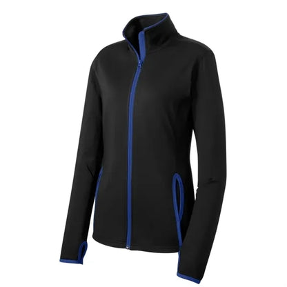 Sport-Tek Women's Sport-Wick Stretch Contrast Full-Zip Ja...