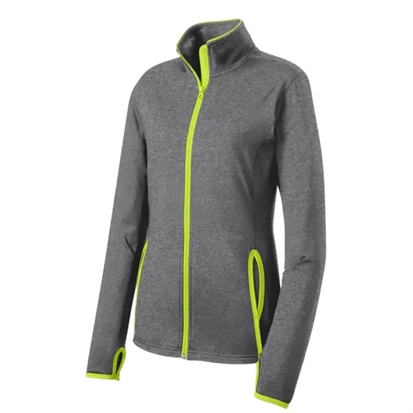 Sport-Tek Women's Sport-Wick Stretch Contrast Full-Zip Ja...