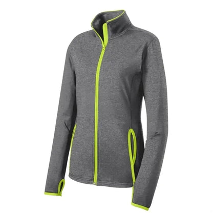 Sport-Tek Women's Sport-Wick Stretch Contrast Full-Zip Ja...