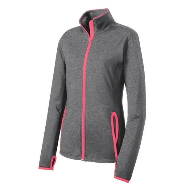 Sport-Tek Women's Sport-Wick Stretch Contrast Full-Zip Ja...